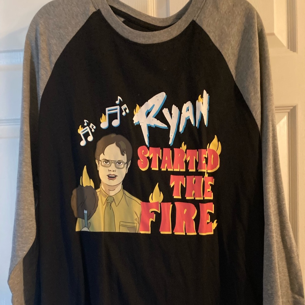 Ryan started the fire shirt